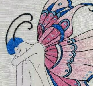 Butterfly Forlorn Butterfly Girl - view 2