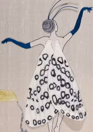 Hypercompe Scribonia Butterfly Girl - view 2