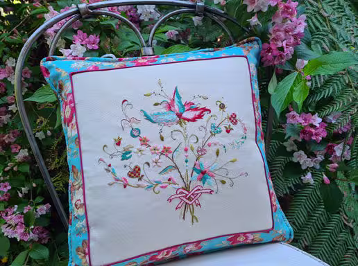 Cupid's Posy Cushion
