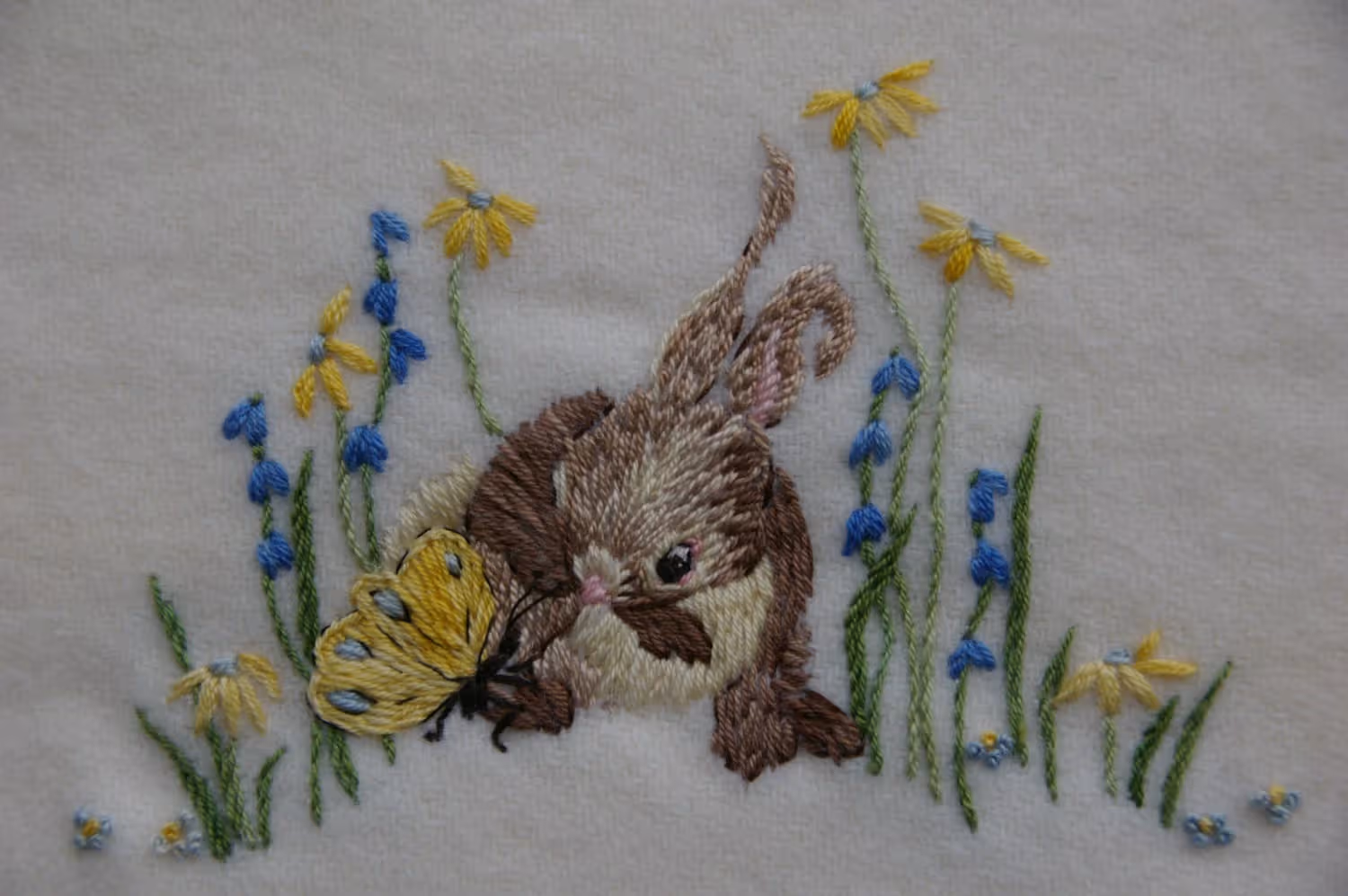 Follow Me Bunny Butterfly Blanket