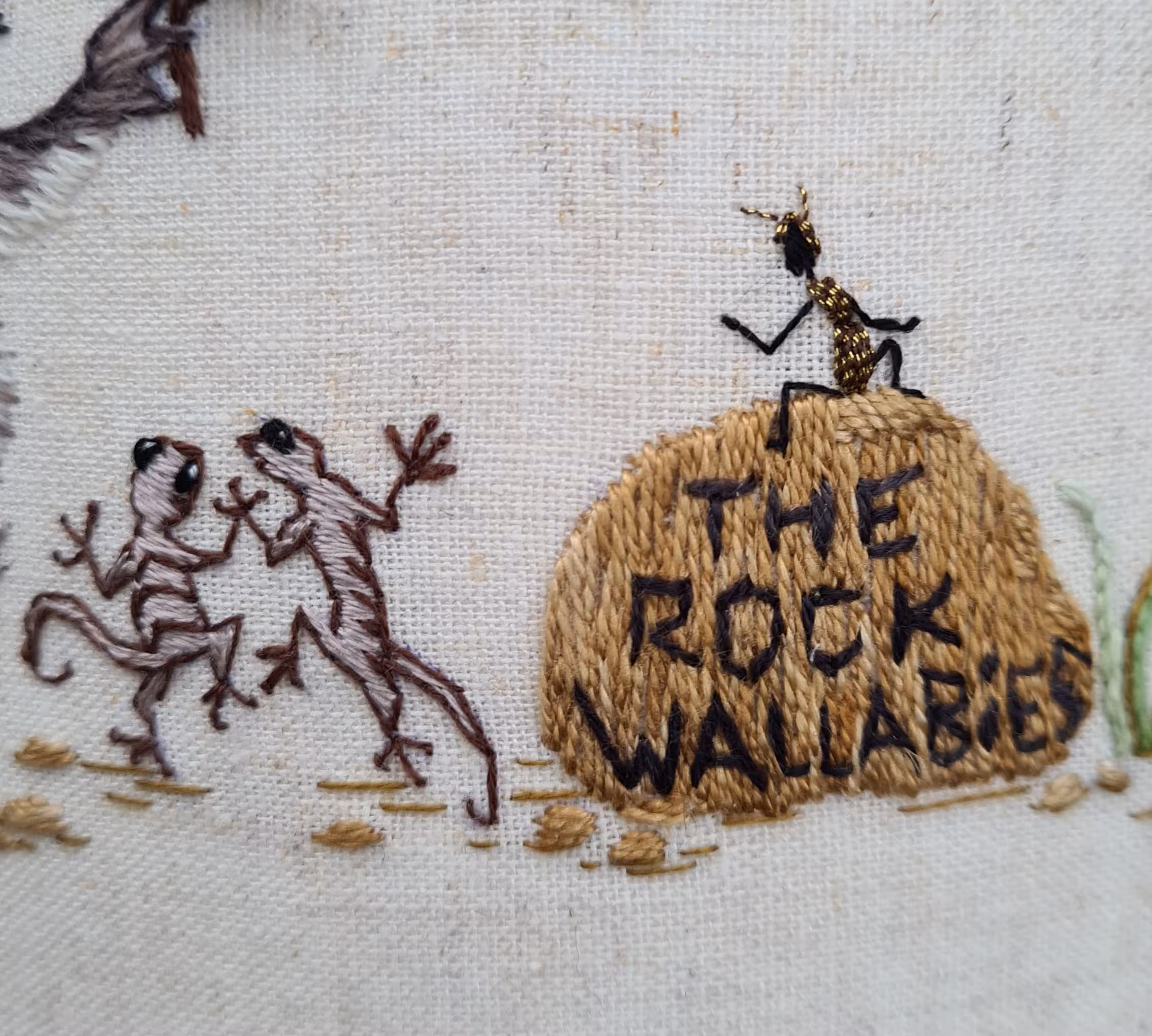 The Rock Wallabies Lampshade